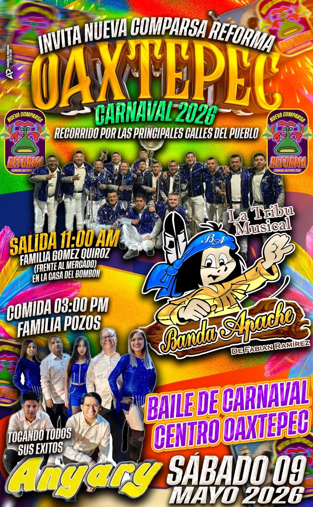 Carnaval Oaxtepec 2026