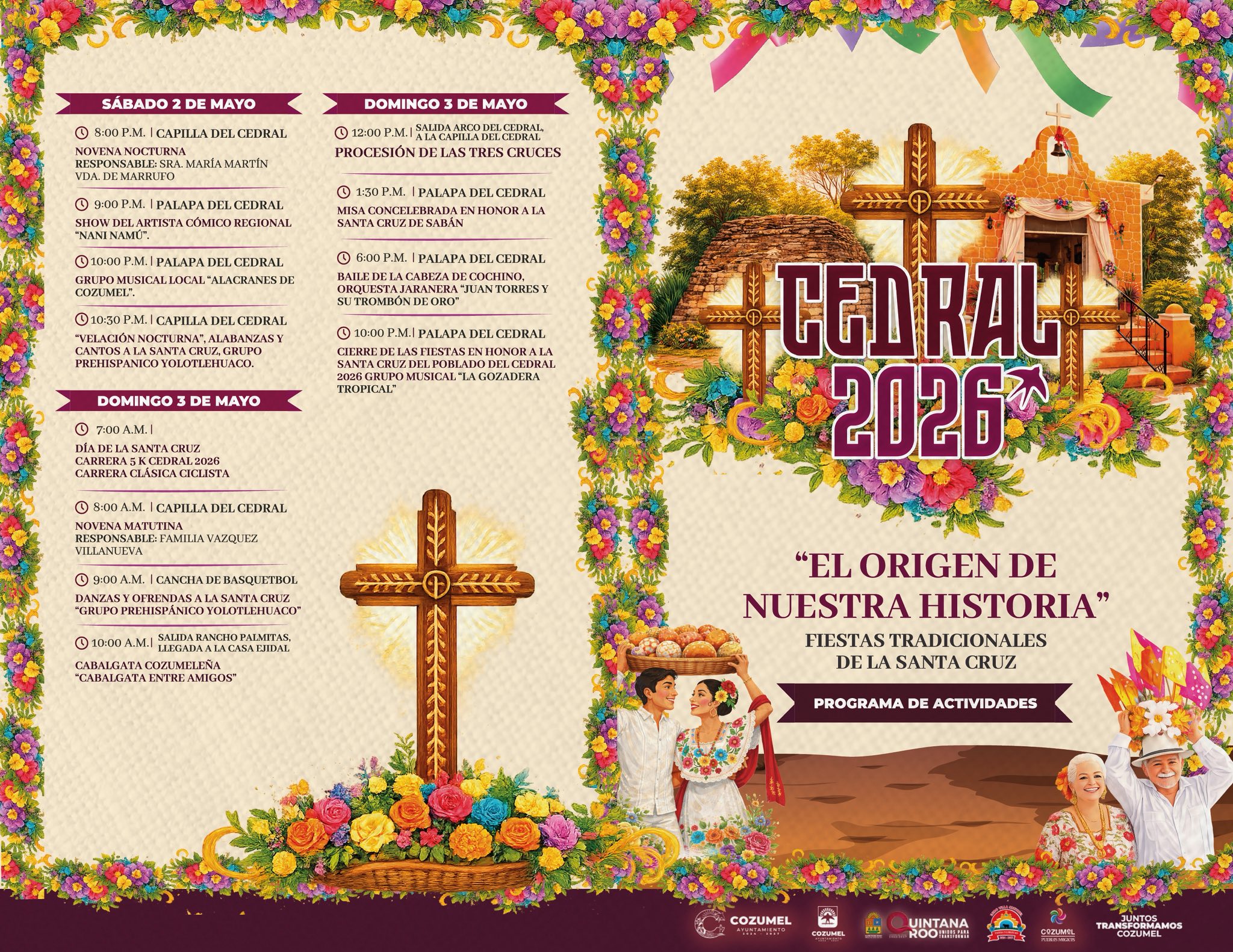 Programa Feria Cedral Cozumel 2026