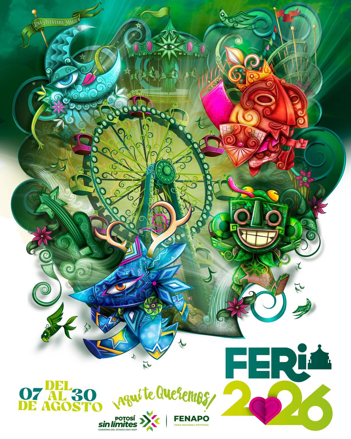 Feria Nacional Potosina 2026 cartel