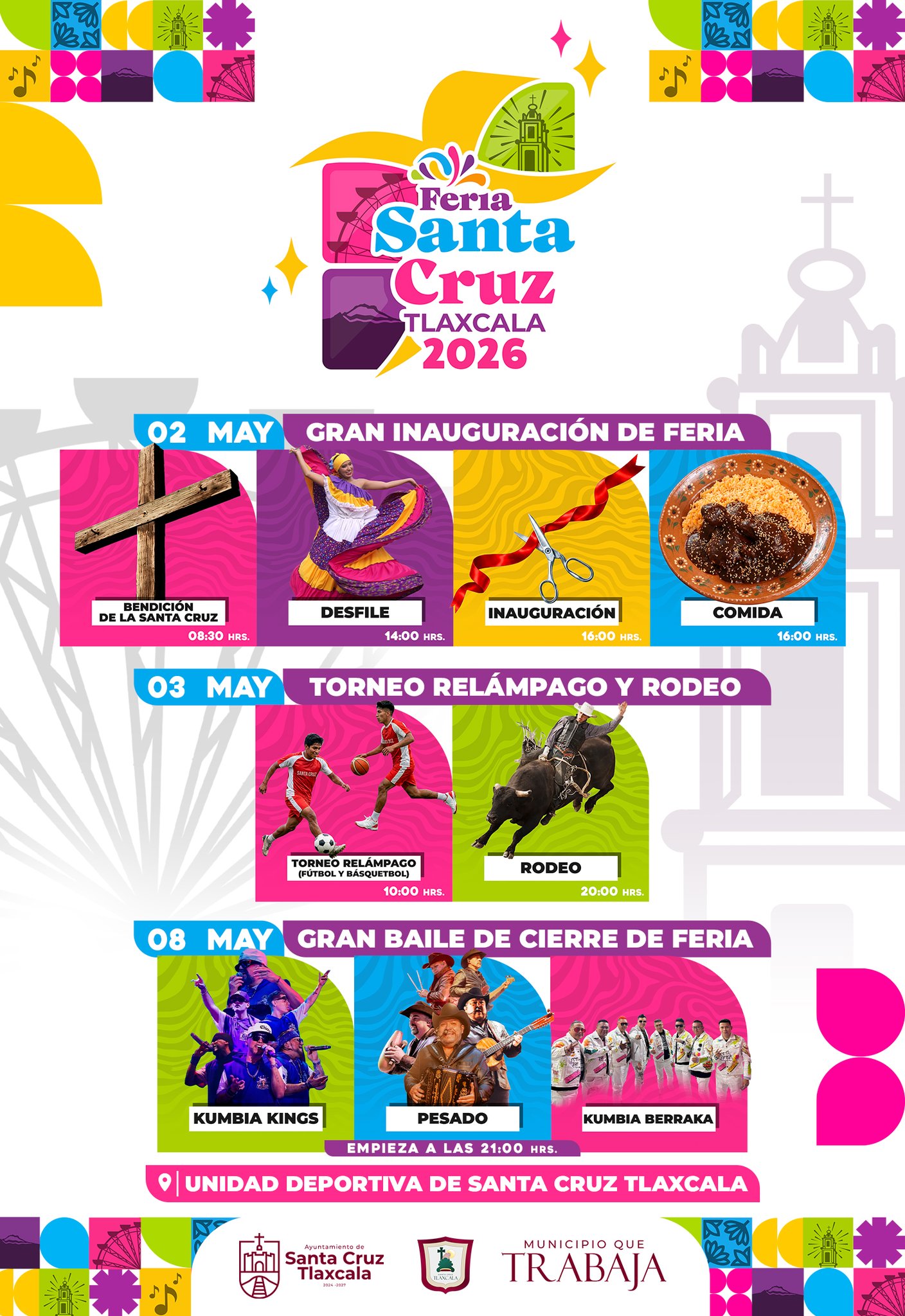Programa Feria de Santa Cruz Tlaxcala 2026