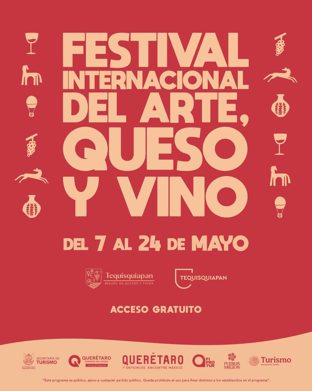 Festival Internacional del Arte Queso y Vino Tequisquiapan 2026