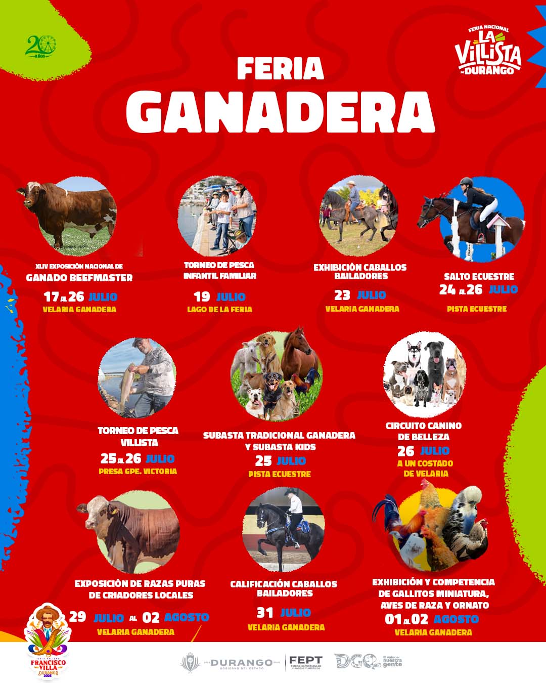Feria Ganadera - Feria Nacional Francisco Villa Durango 2026