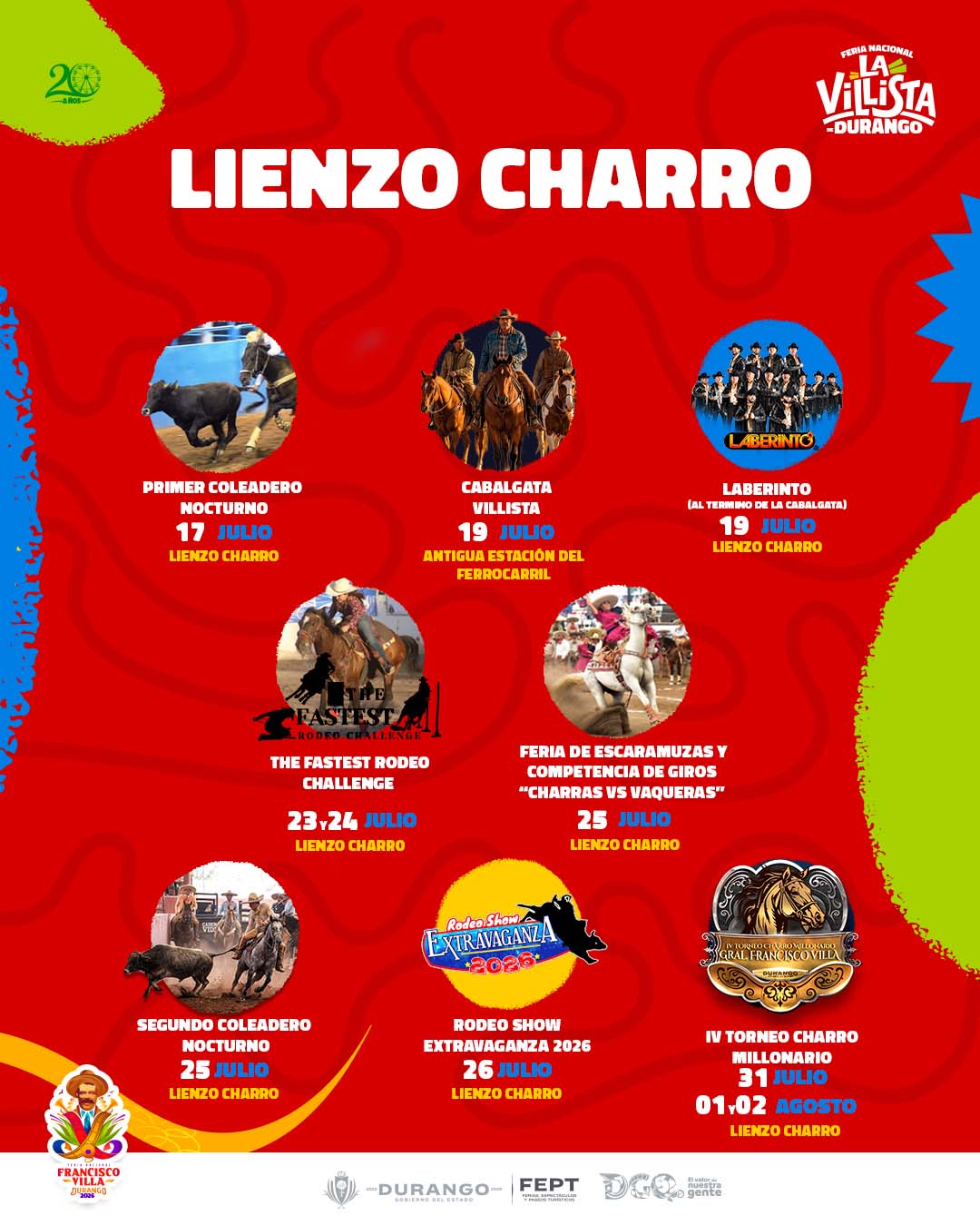 Lienzo Charro - Feria Nacional Francisco Villa Durango 2026