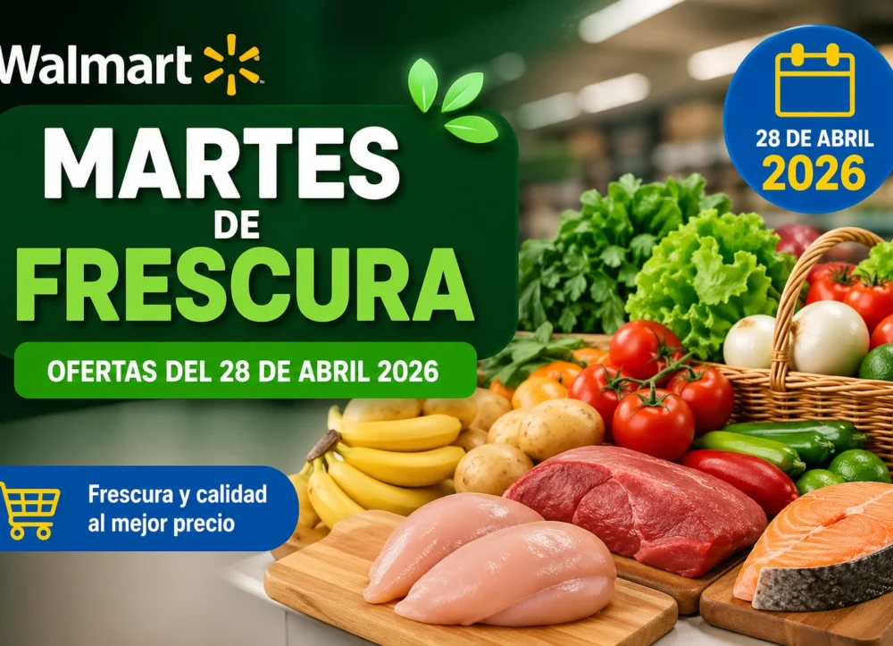 Martes de Frescura Walmart 28 abril 2026