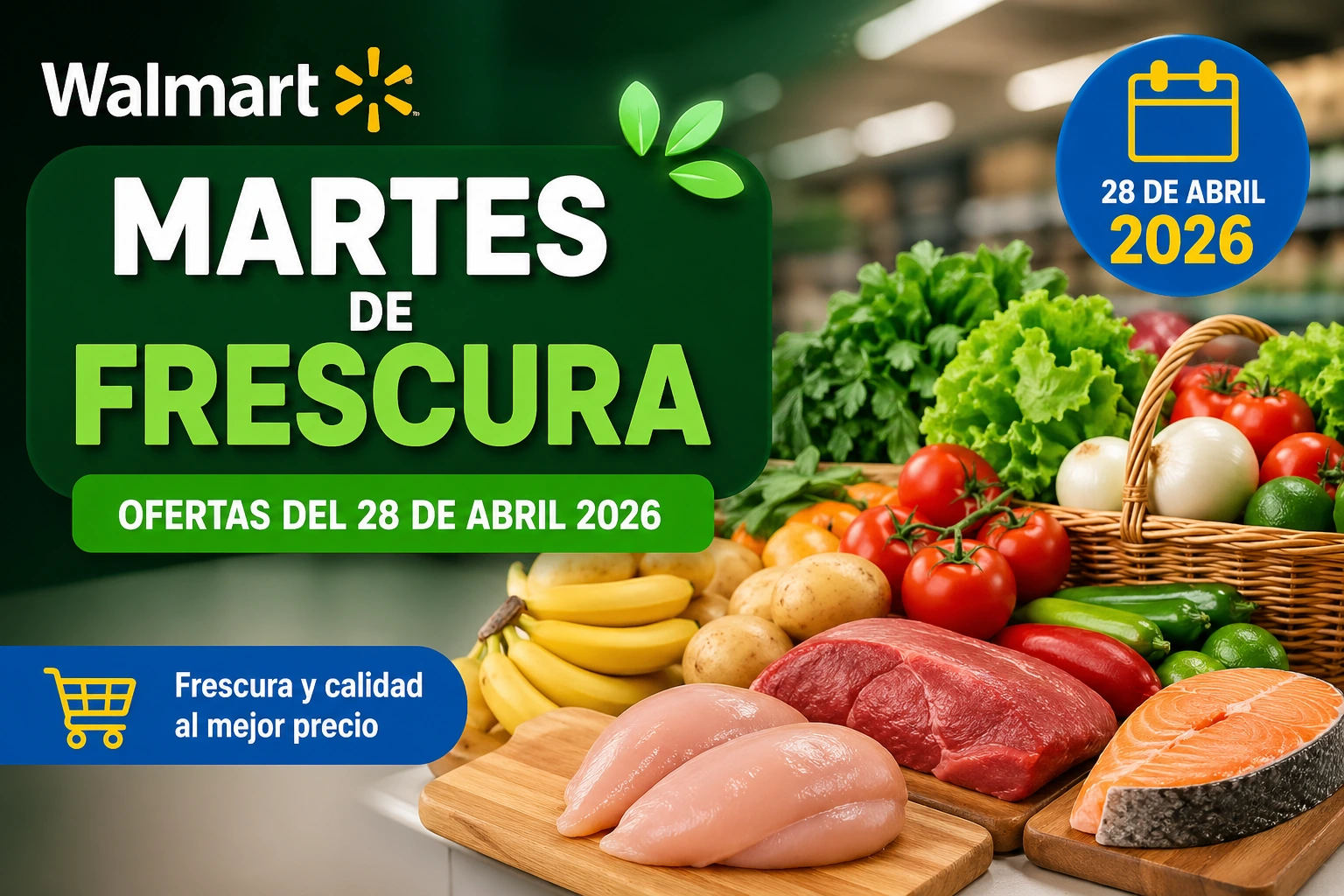 Martes de Frescura Walmart 28 abril 2026