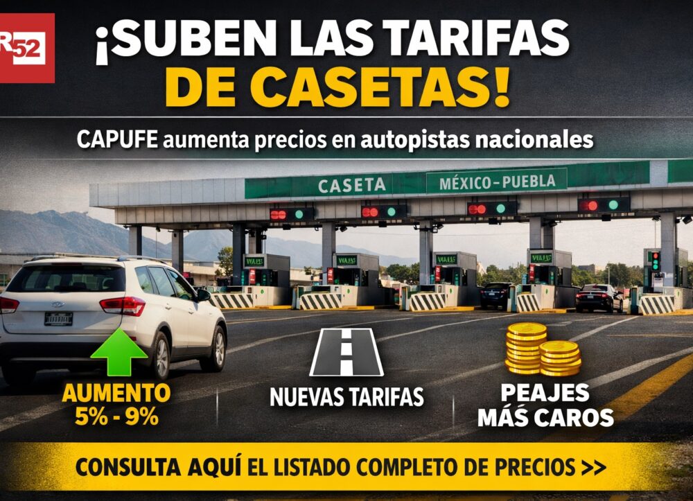 Aumento tarifas casetas