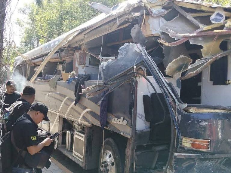 Autobus de Conjunto Primavera sufre accidente