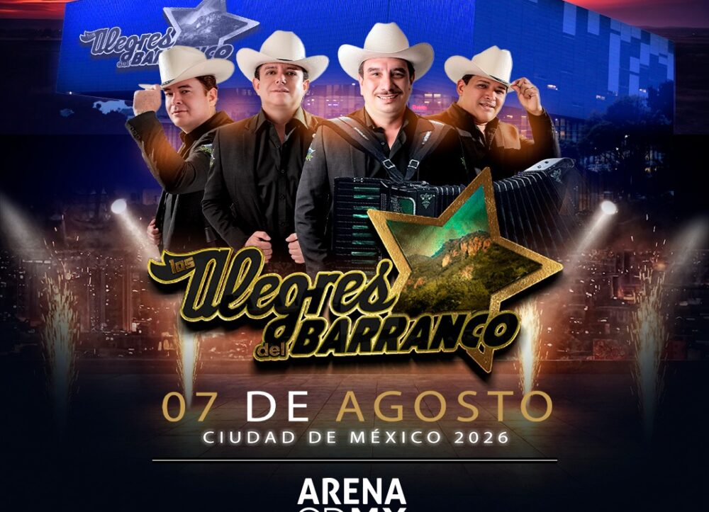 Alegres del Barranco Arena CDMX 7 agosto 2026