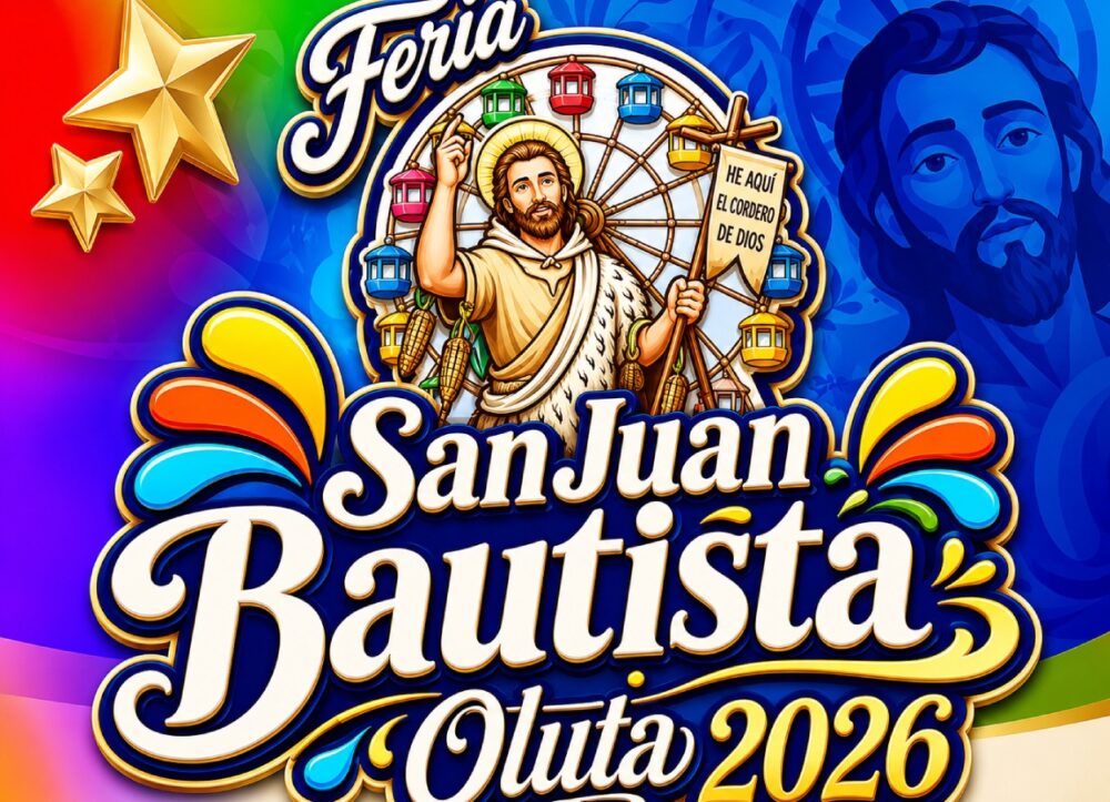 Cartelera artística Feria San Juan Bautista Oluta 2026