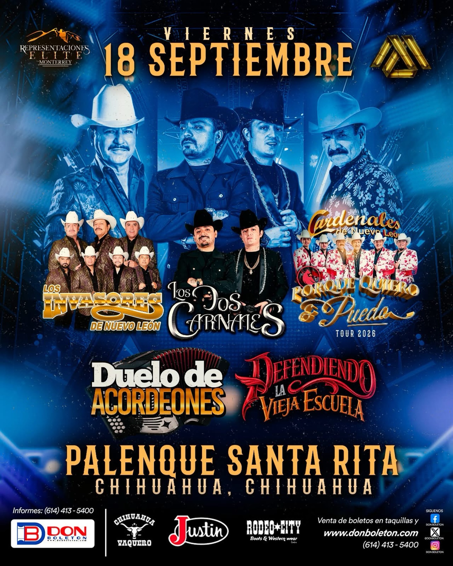 Duelo de Acordeones Santa Rita Chihuahua 18 septiembre 2026