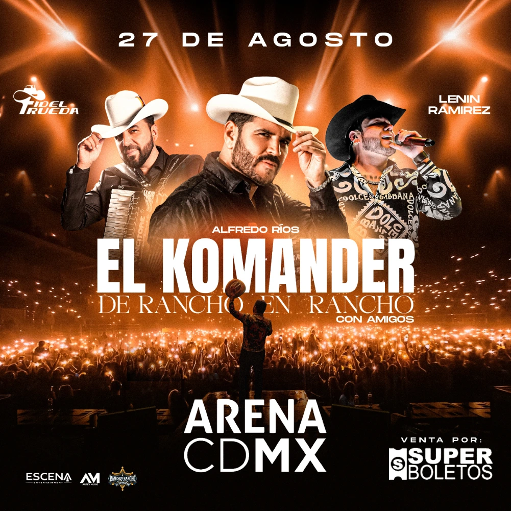 El Komander Lenin Ramirez Fidel Rueda Arena CDMX