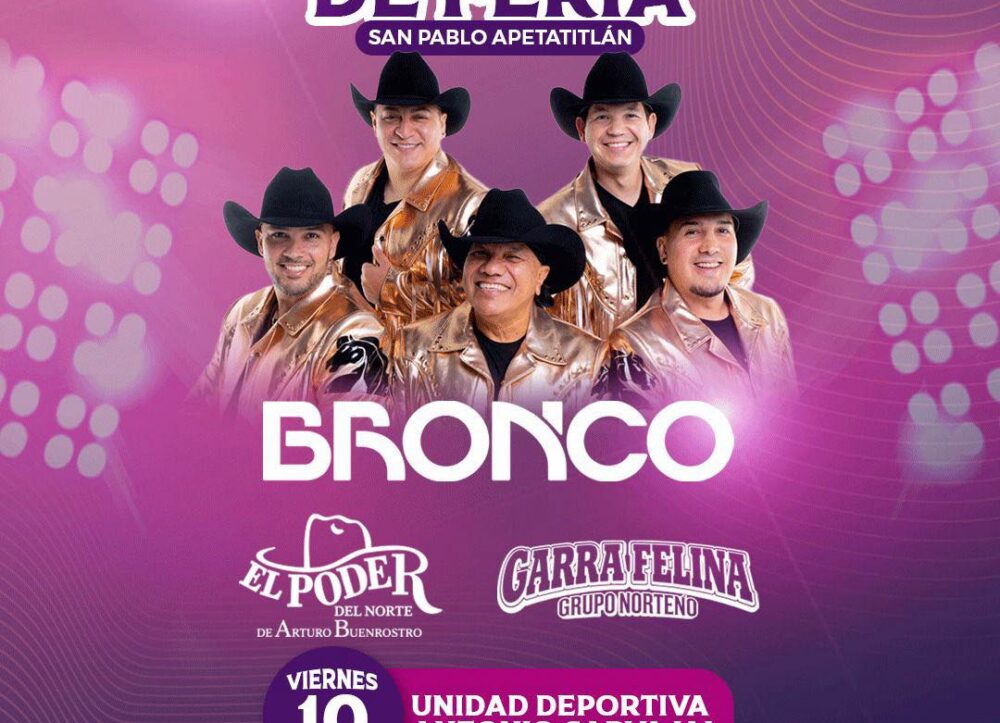 Feria Apetatitlán 2026 bronco baile