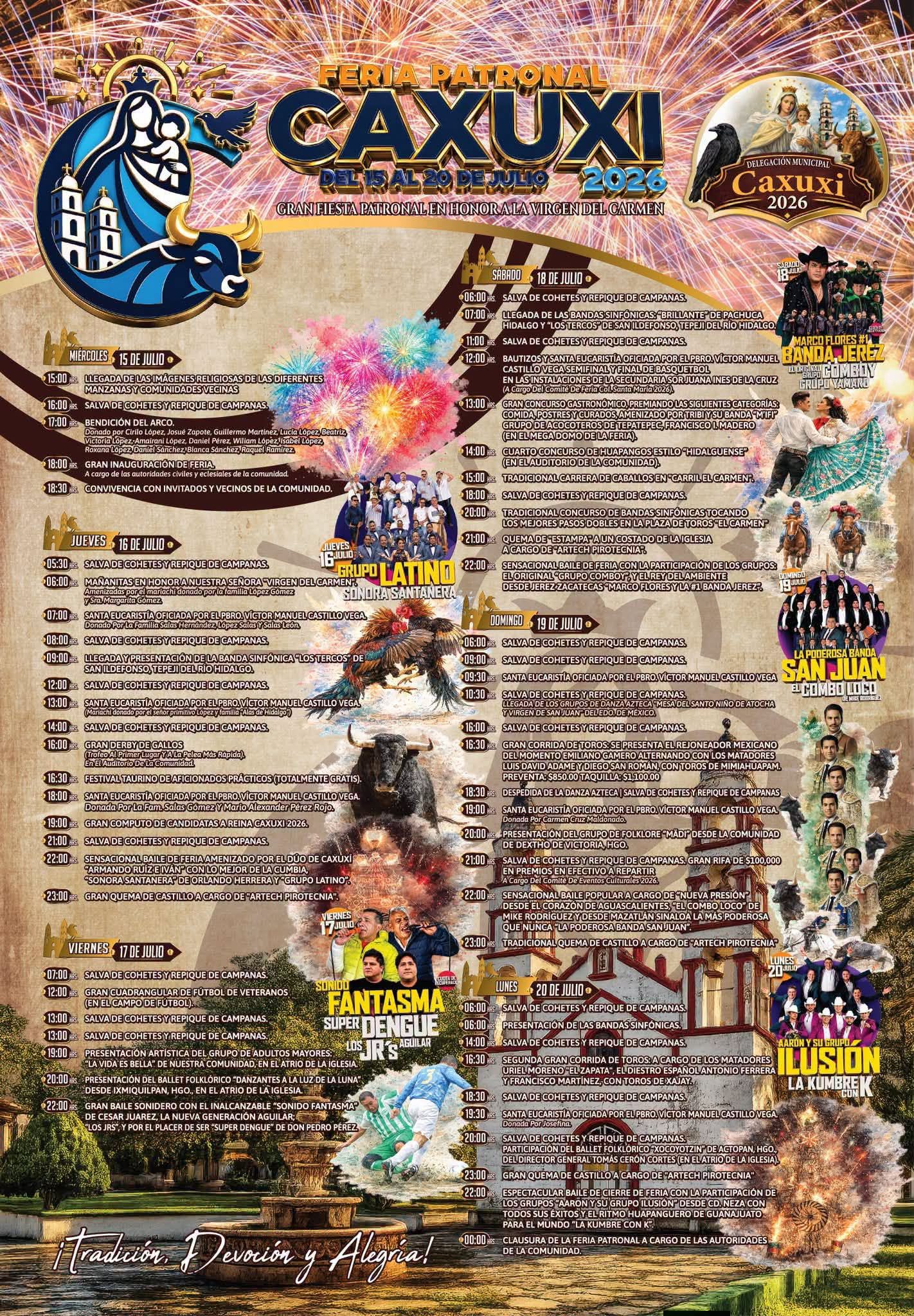 Programa completo Feria Caxuxi 2026