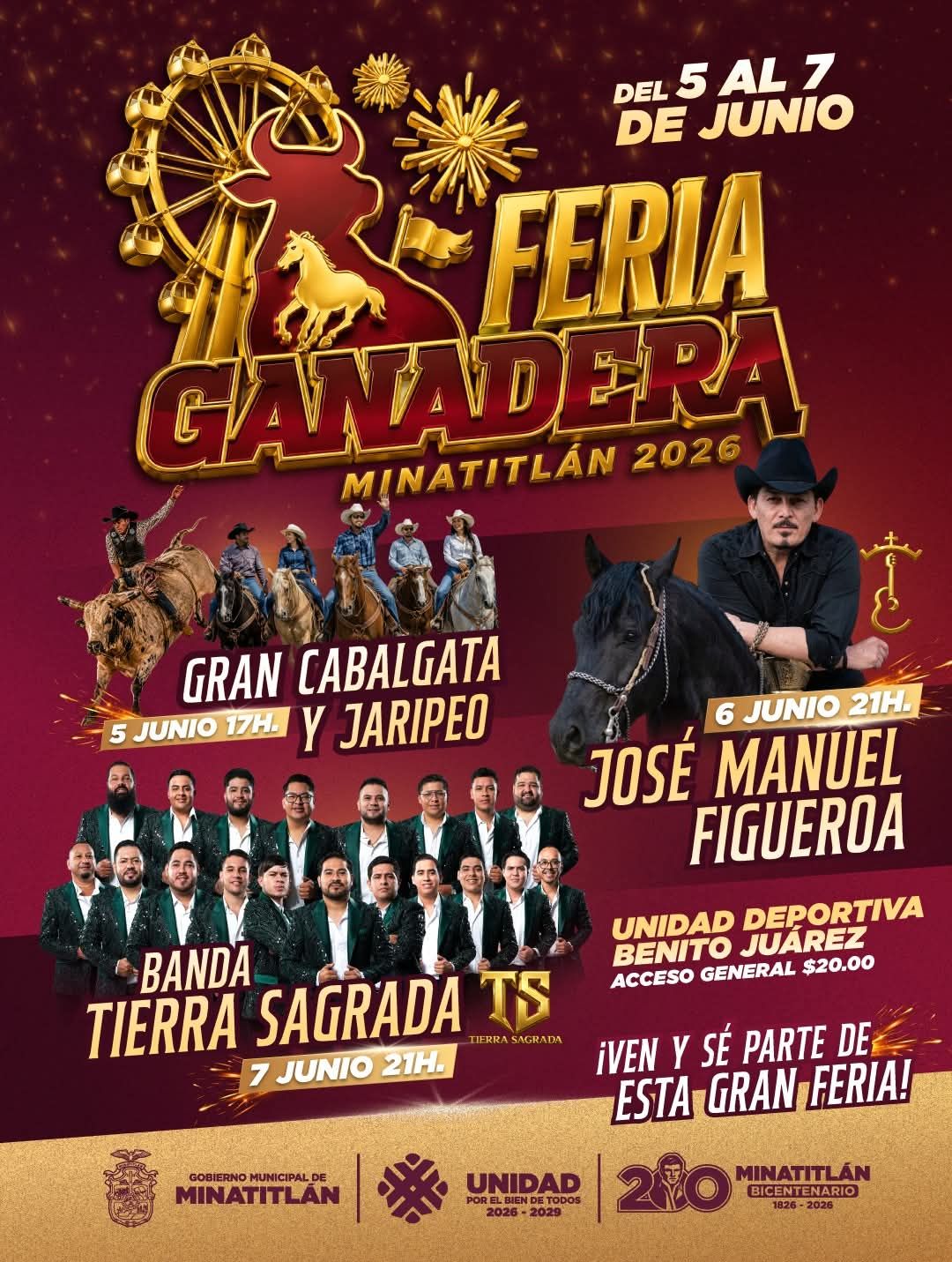 Feria Ganadera Minatitlán 2026