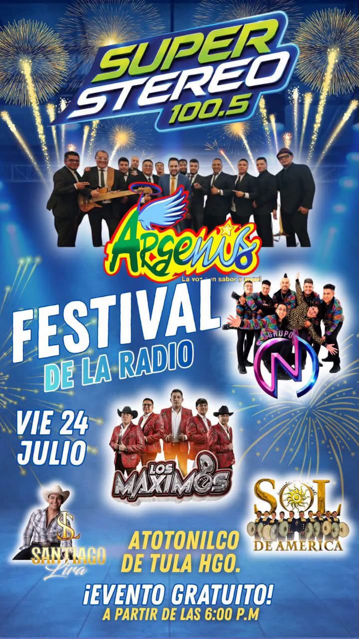 Festival de la Radio en la Feria Patronal Atotonilco de Tula 2026