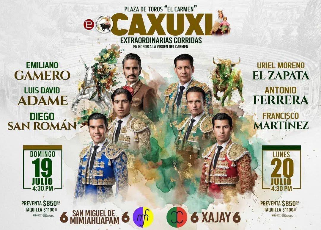 Toros en la Feria Patronal Caxuxi 2026