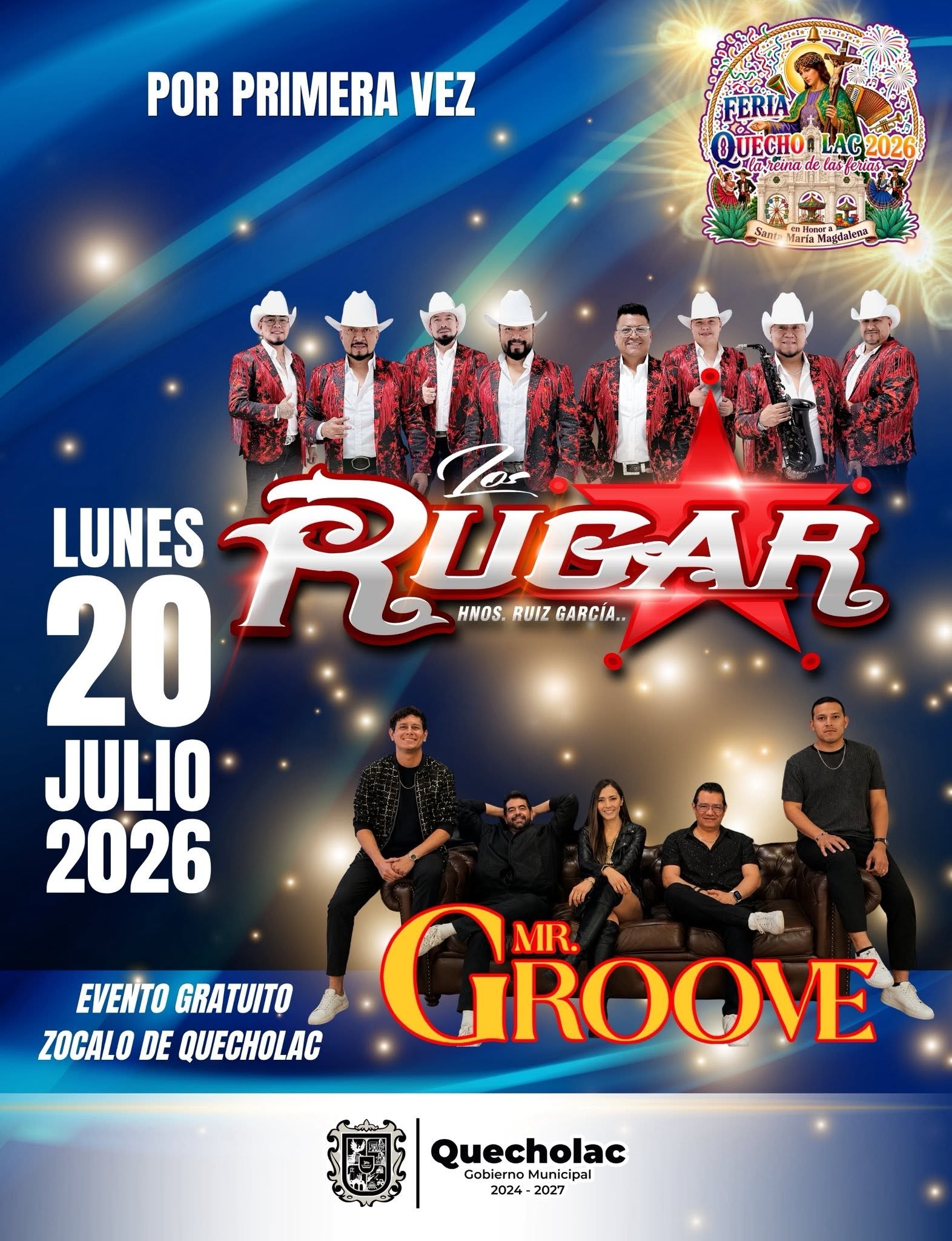 Cartelera artística Feria Quecholac 2026