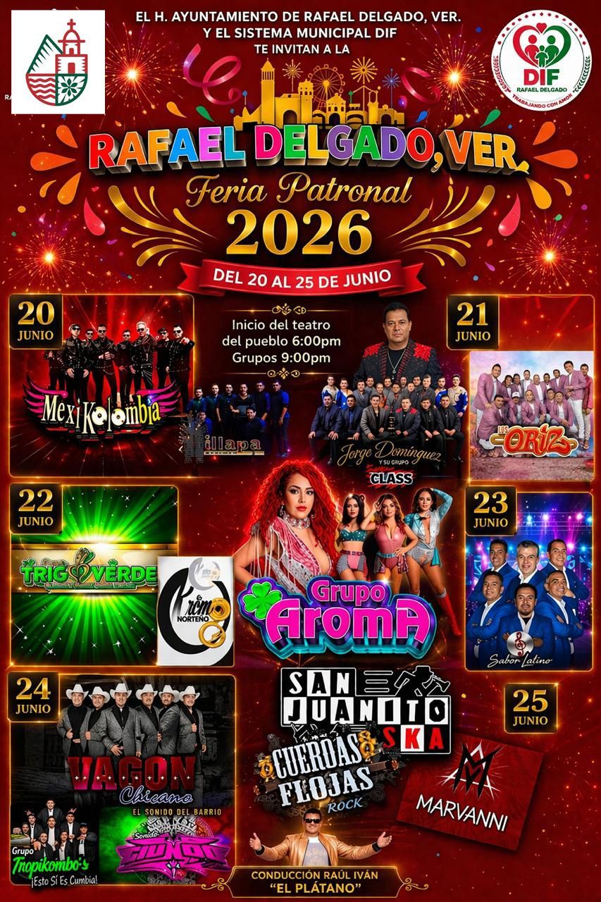 Feria Patronal Rafael Delgado 2026