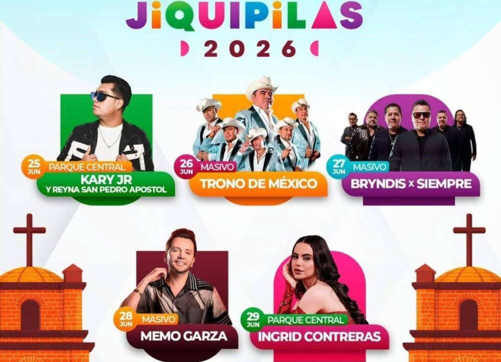Feria San Pedro Apóstol Jiquipilas 2026 elenco