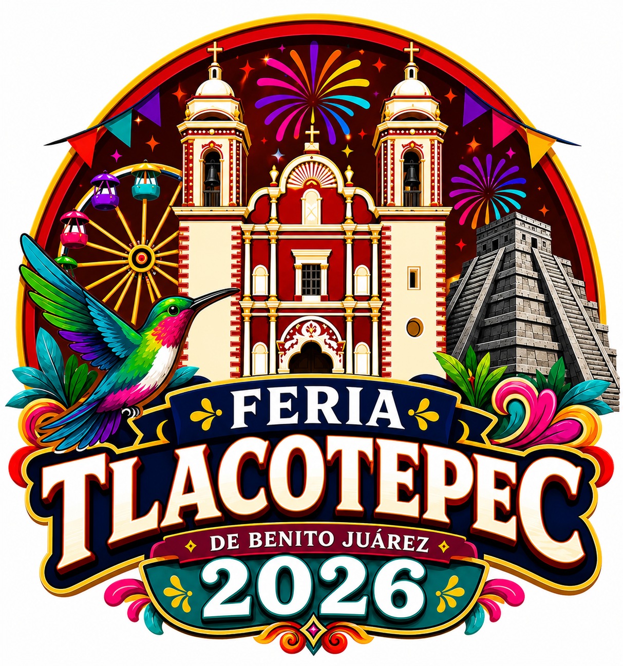 Feria Tlacotepec de Benito Juarez 2026 Logo