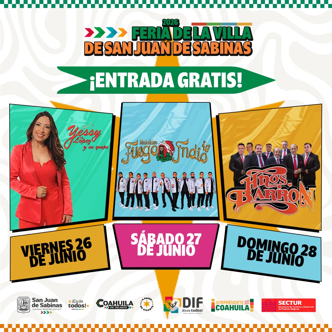 Feria de la Villa de San Juan de Sabinas 2026