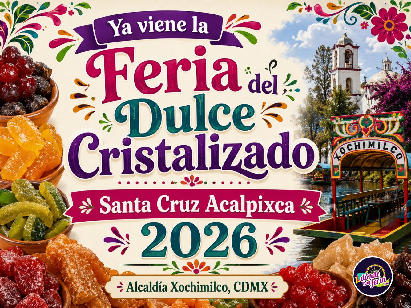 Feria del Dulce Cristalizado Santa Cruz Acalpixca 2026 prev
