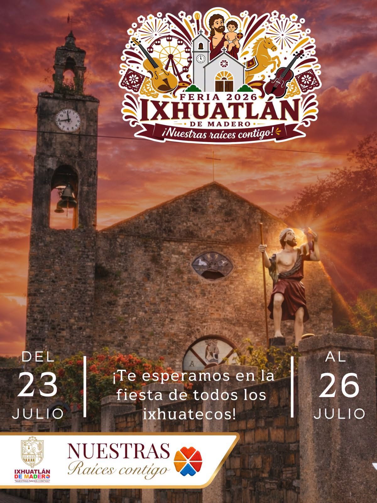 Fiesta Patronal Ixhuatlán de Madero 2026
