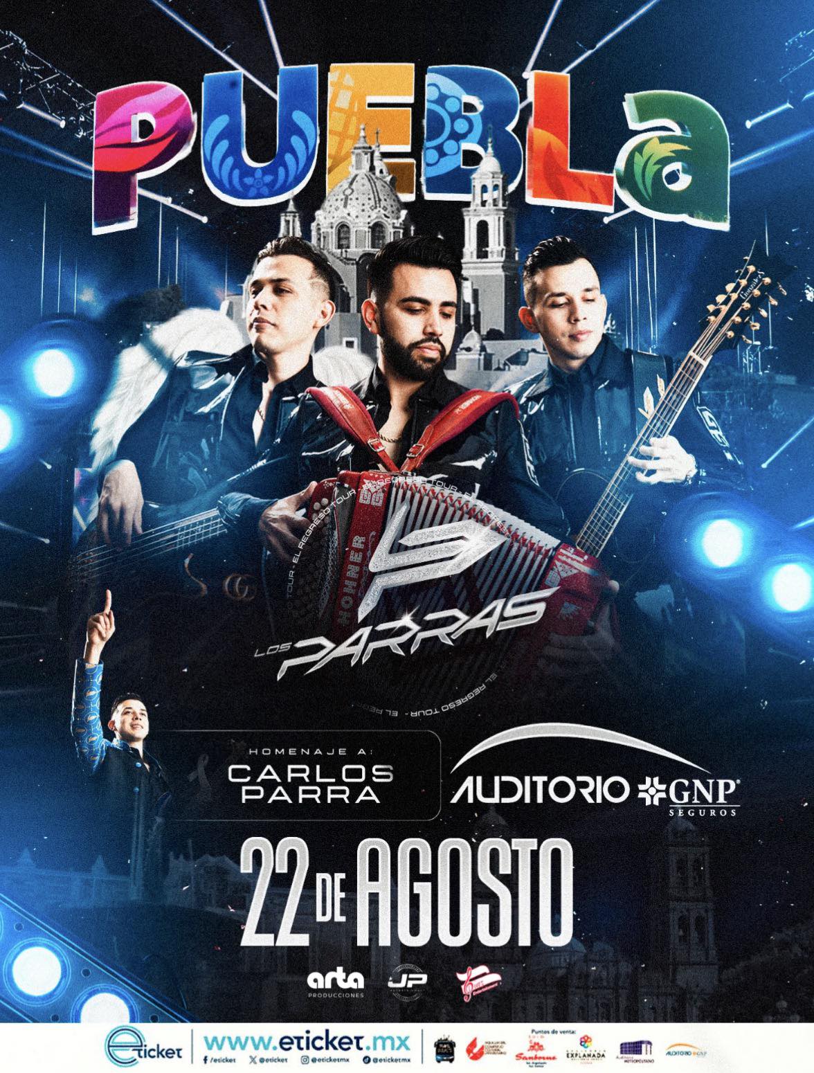 Los Parras en el Auditorio GNP Seguros Puebla