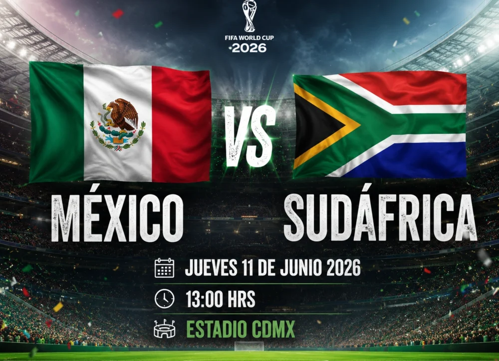 México vs Sudáfrica Copa Mundial 2026