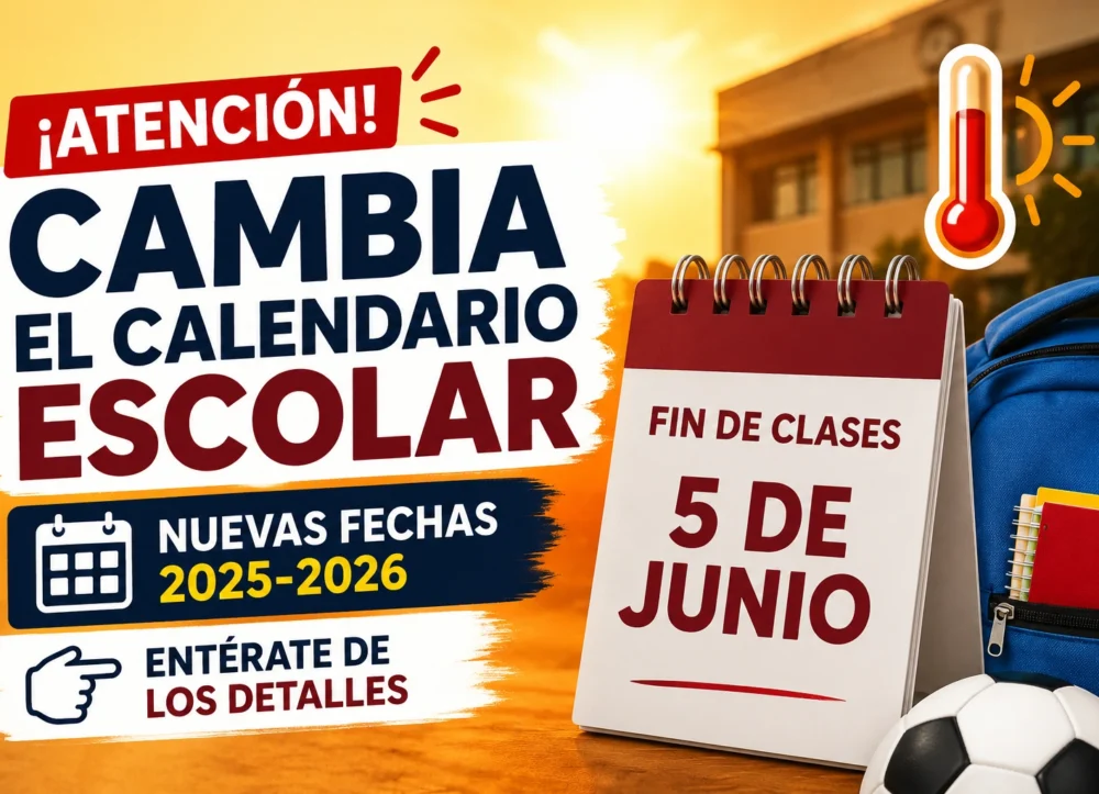 Cambio de calendario escolar