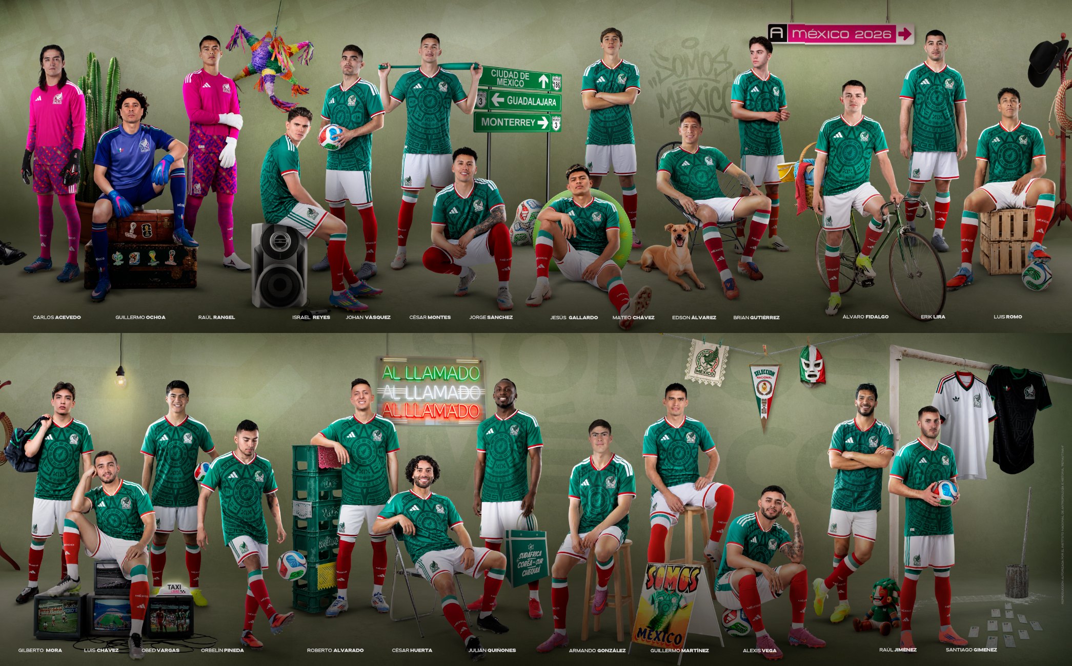 Lista de 26 convocados para el Mundial 2026 por México