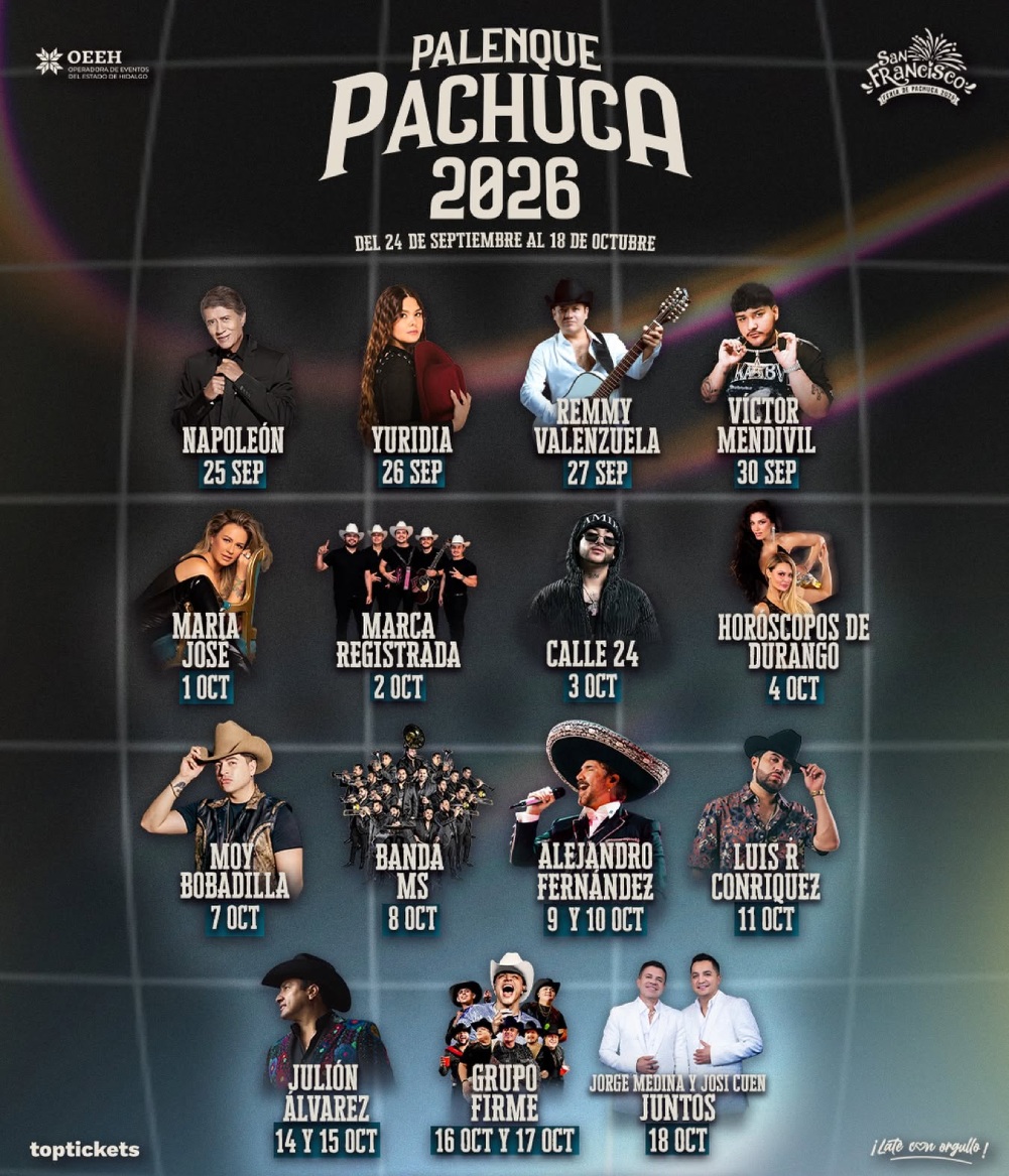 Palenque - Feria San Francisco Pachuca 2026