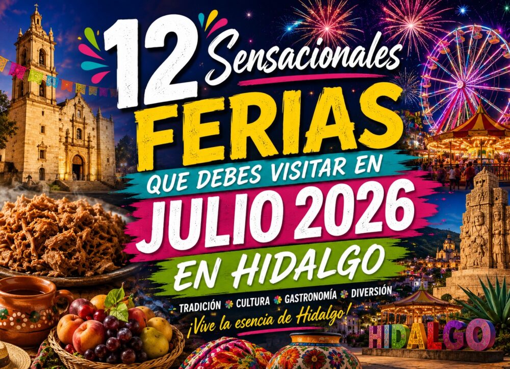 12 ferias a visitar en hidalgo en julio