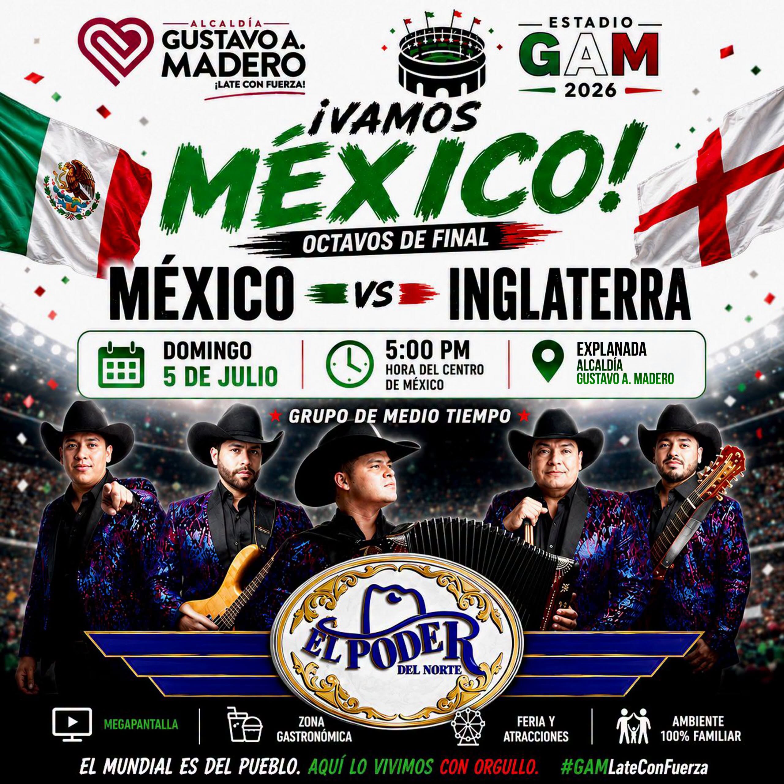 Poder del Norte este 05 de julio en la Alcaldía Gustavo A Madero