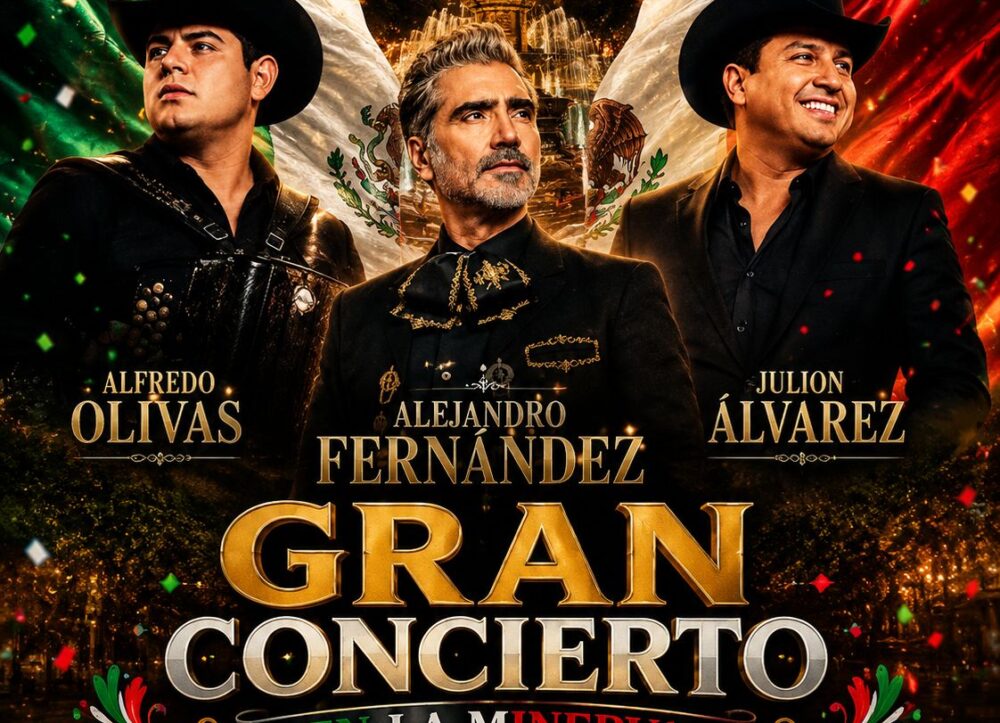 Alejandro Fernandez Julion Alvarez Alfredo Olivas Serenata Guadalajara Mundial 2026