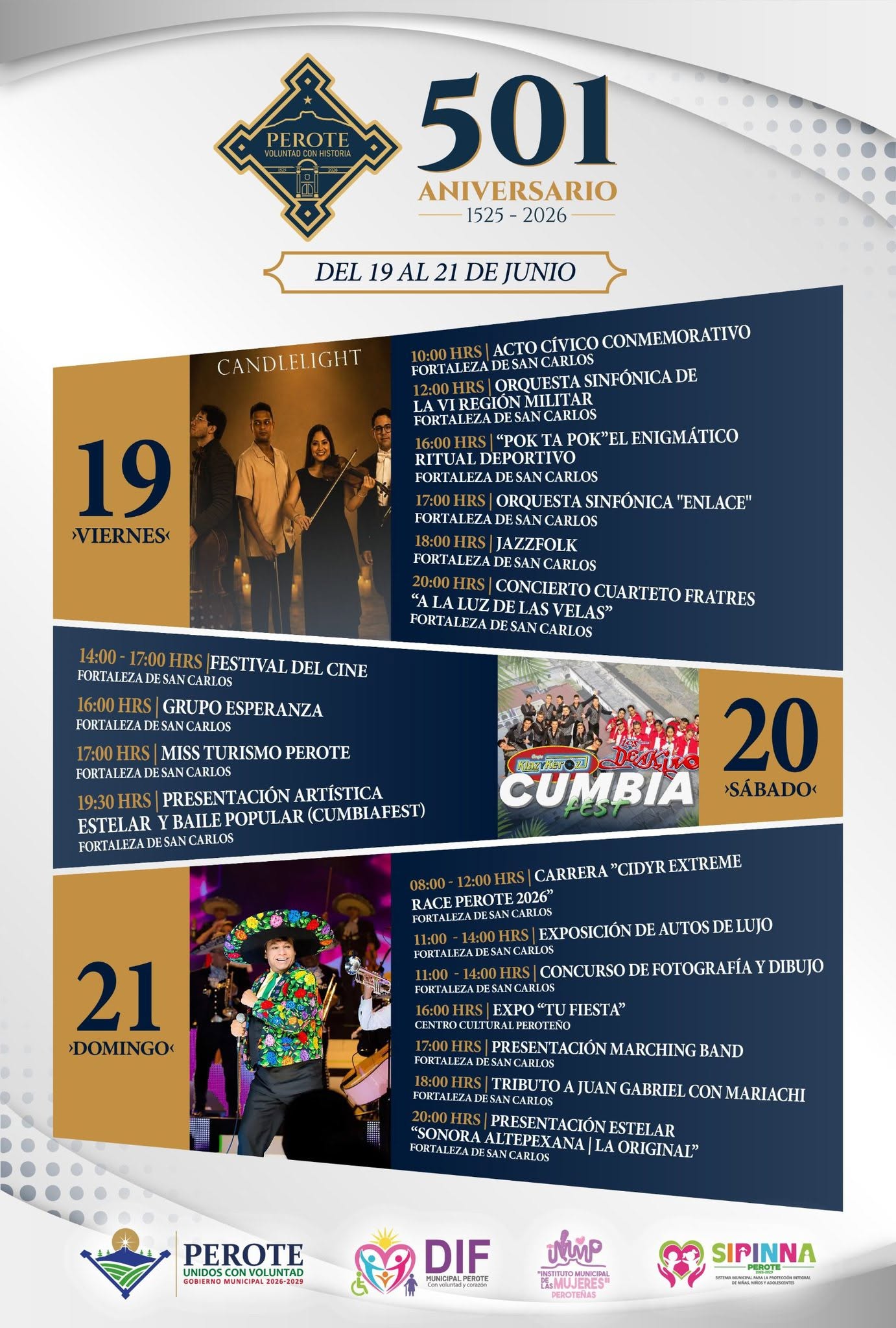 Aniversario de Perote 2026 programa