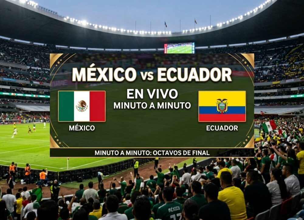 Mexico vs Ecuador En Vivo Minuto a Minuto por internet