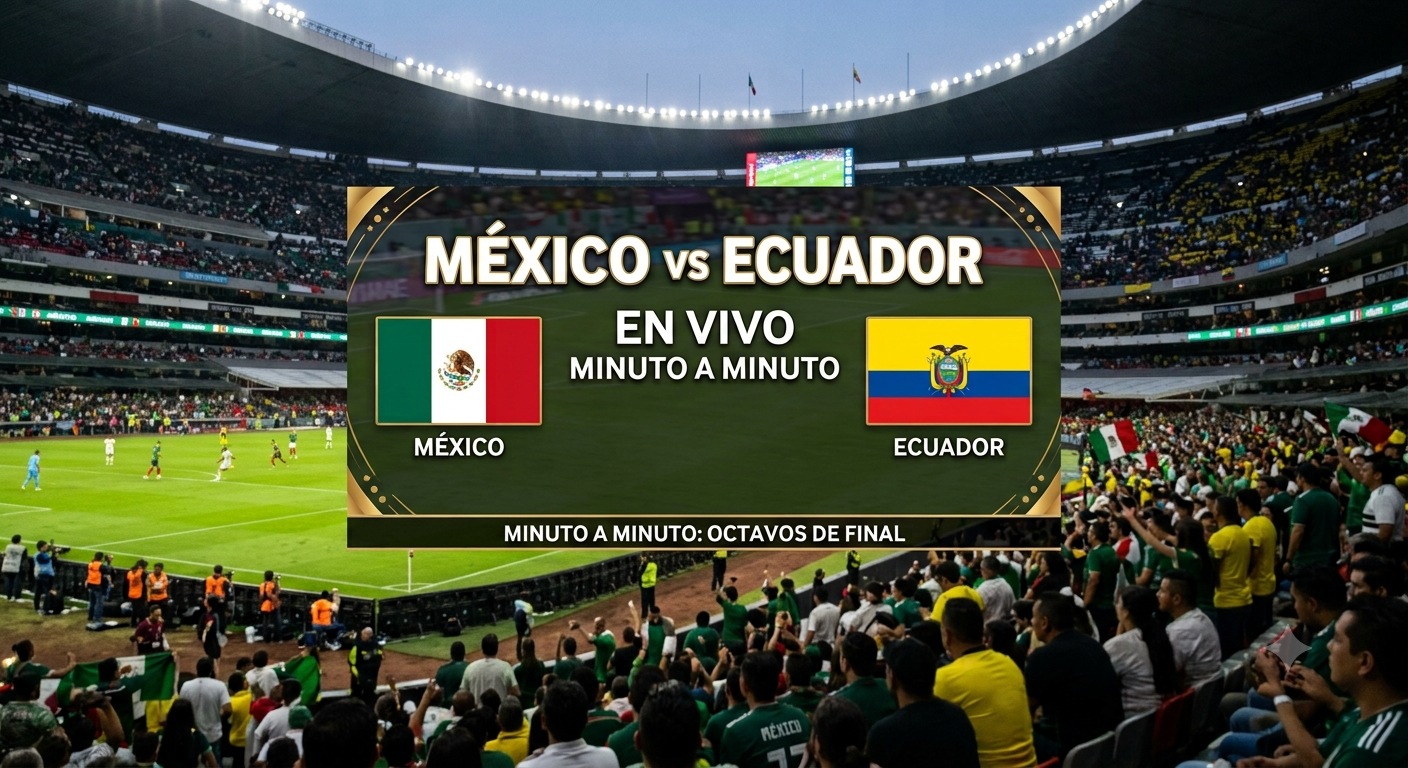 Mexico vs Ecuador En Vivo Minuto a Minuto por internet