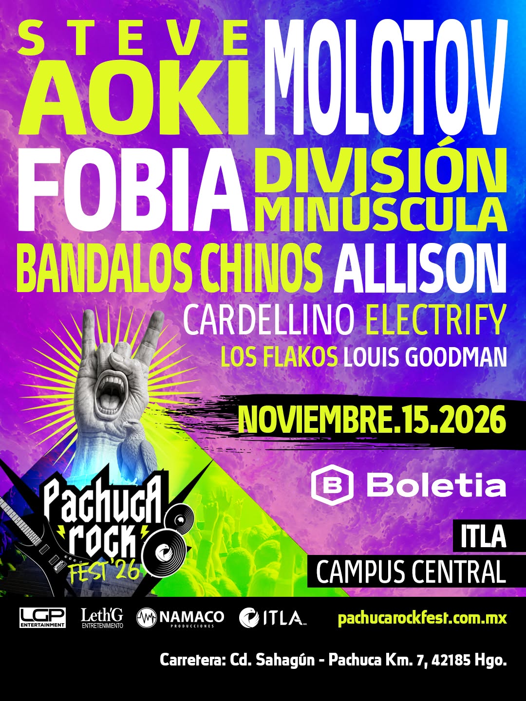 Cartel Pachuca Rock Fest 2026