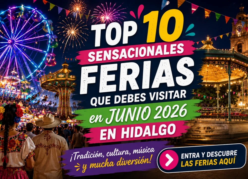 Top 10 Ferias en Hidalgo en Junio
