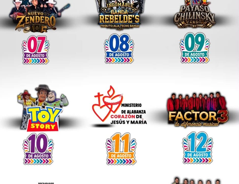 Feria a la Virgen de la Asunción Copoya 2026 elenco