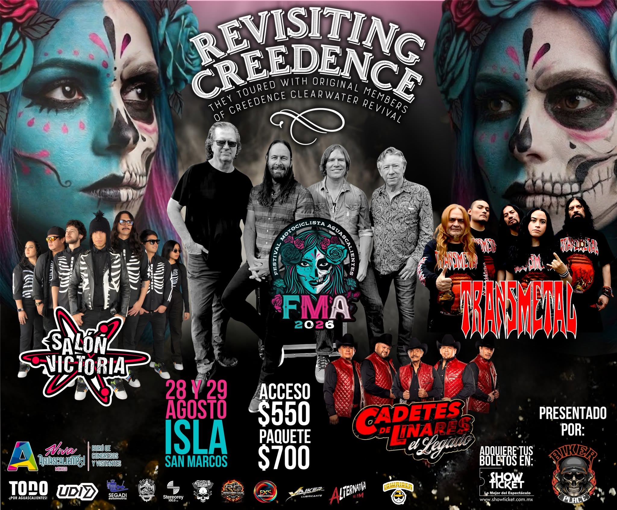 Cartelera Artística Festival Motociclista Aguascalientes 2026