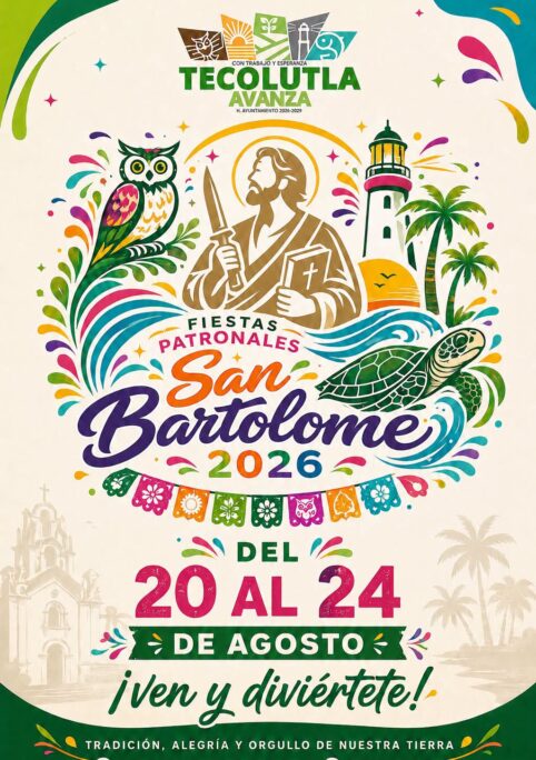 Fiesta Patronal de San Bartolomé Tecolutla 2026 logo