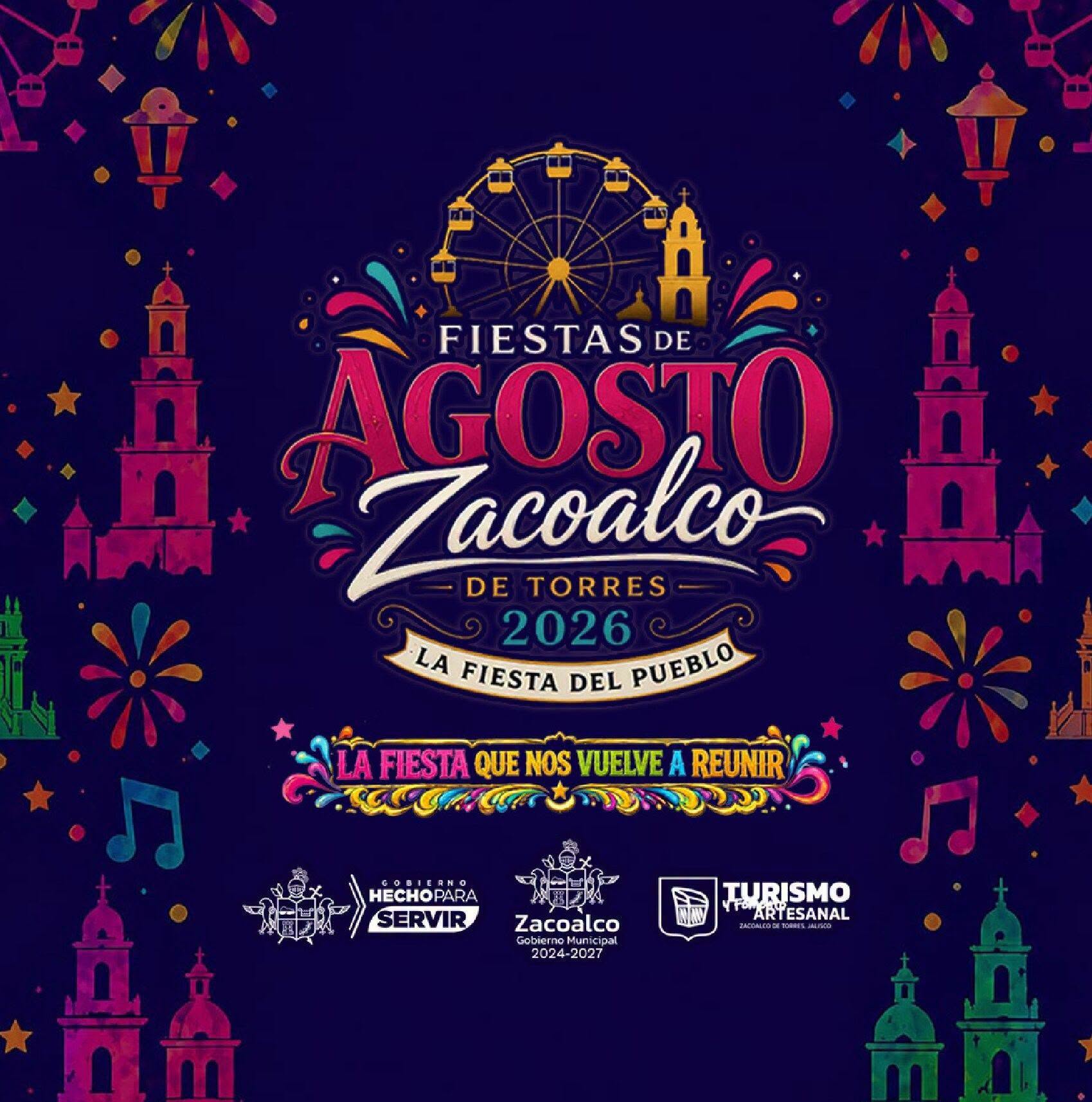 Fiestas de Agosto Zacoalco de Torres 2026
