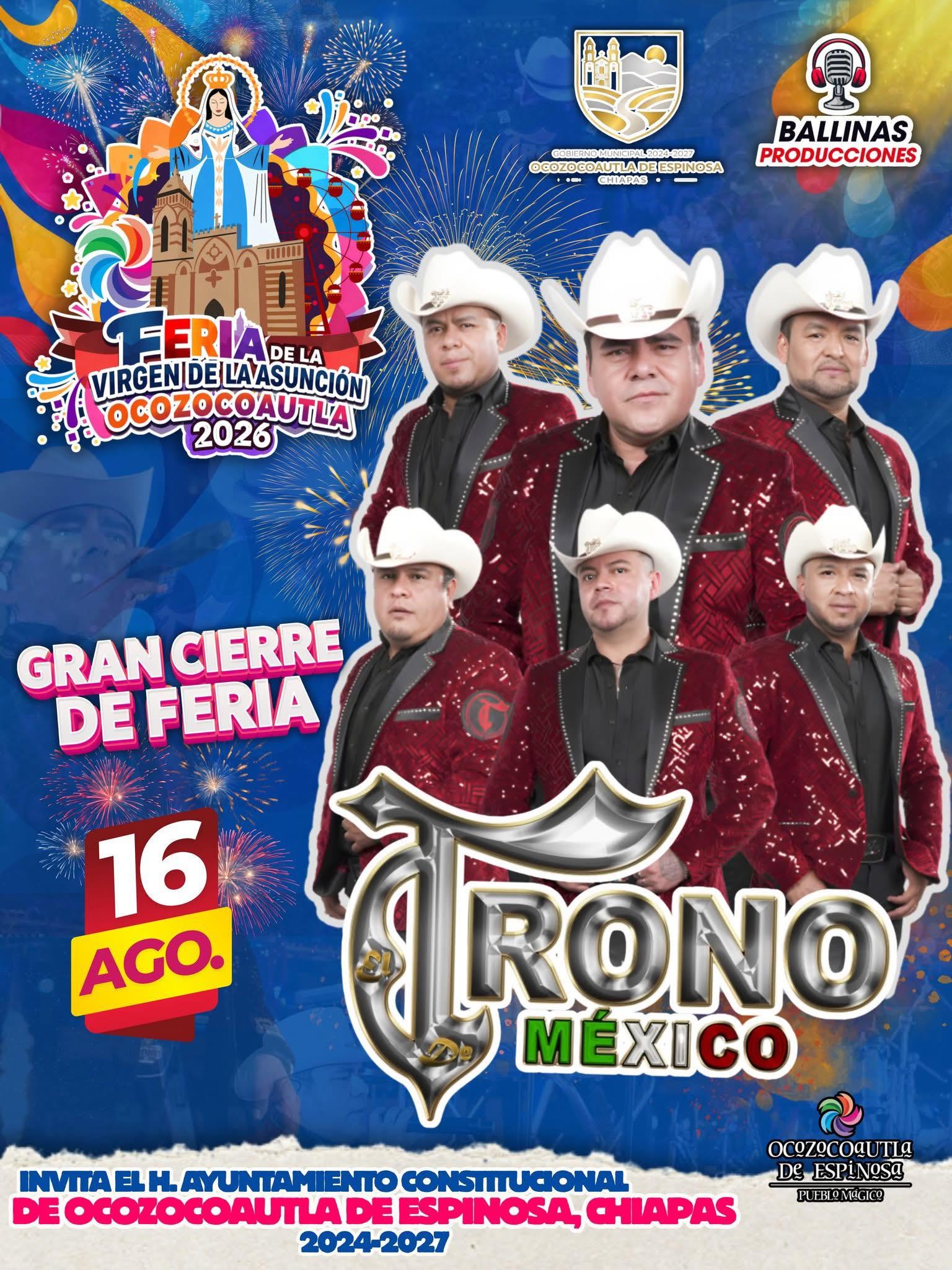 Feria de la Asunción Ocozocoautla 2026