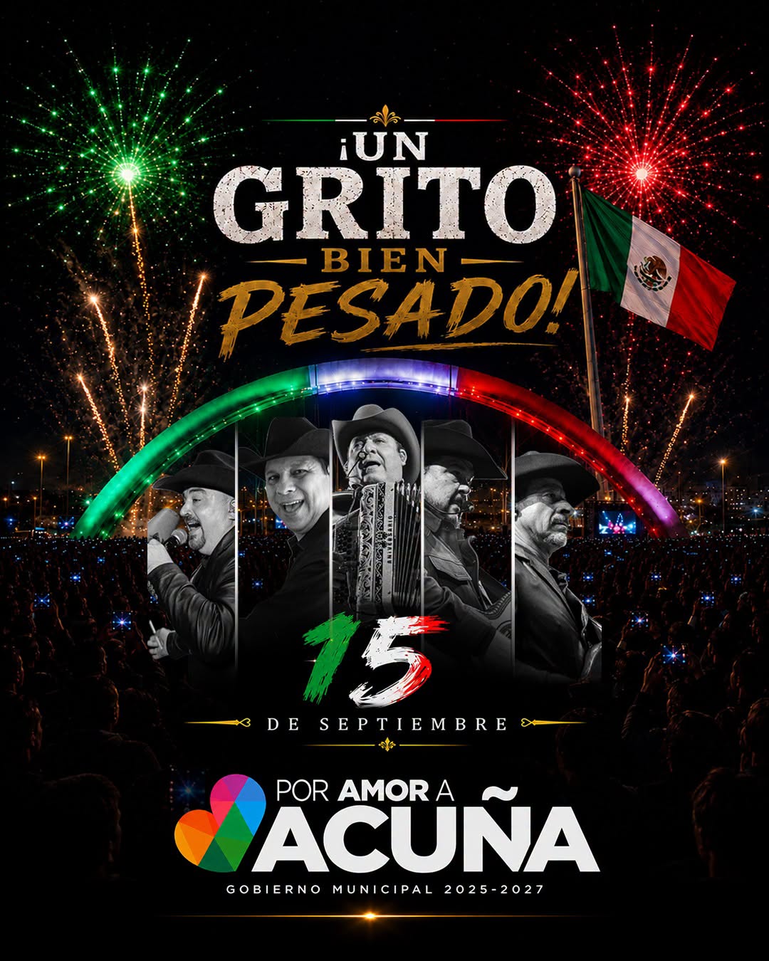 Grito de Independencia 2026 acuña coahuila pesado