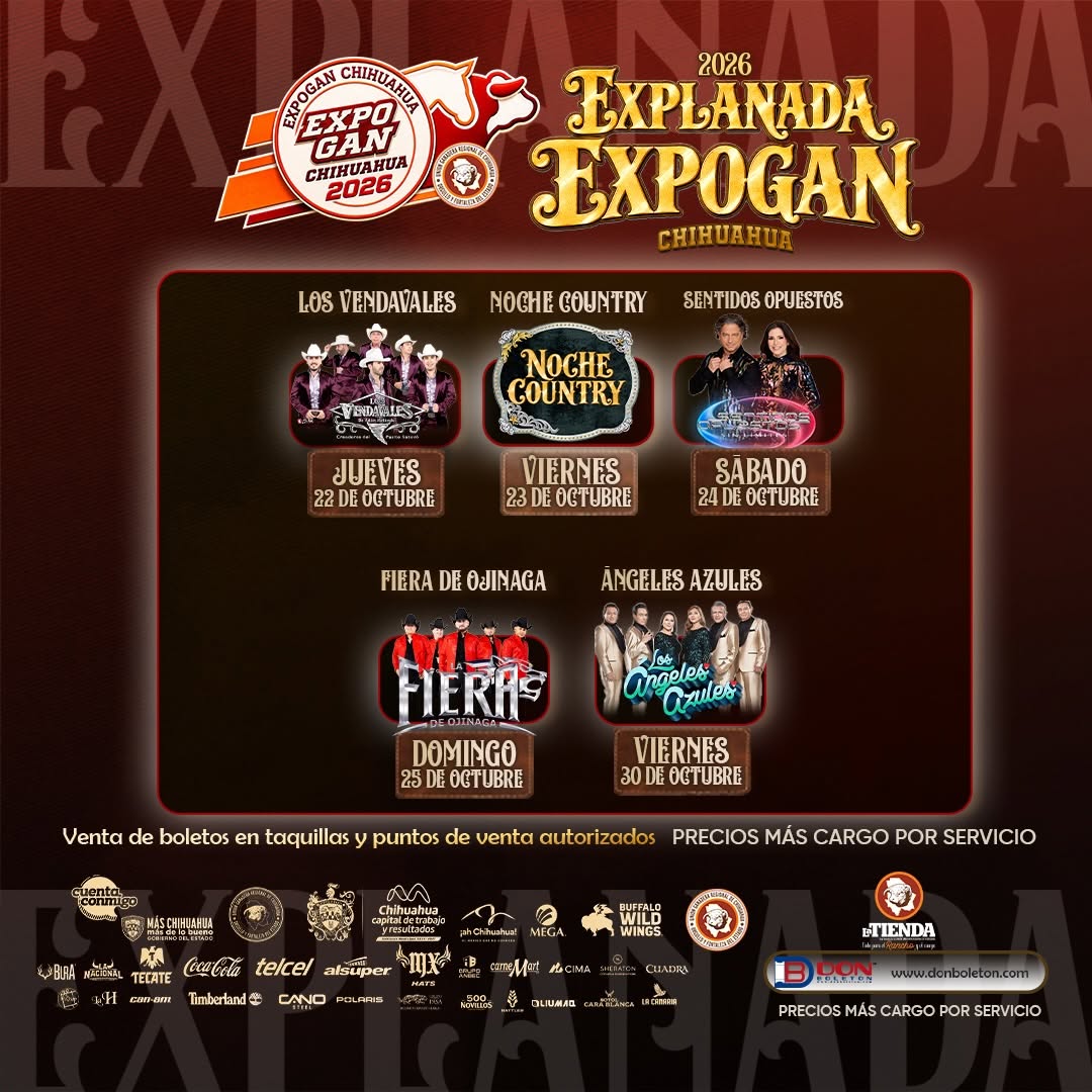 Explanada Expogan Chihuahua 2026