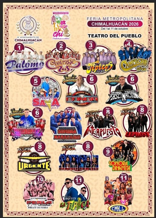 Feria Metropolitana Chimalhuacan 2026 Teatro del Pueblo