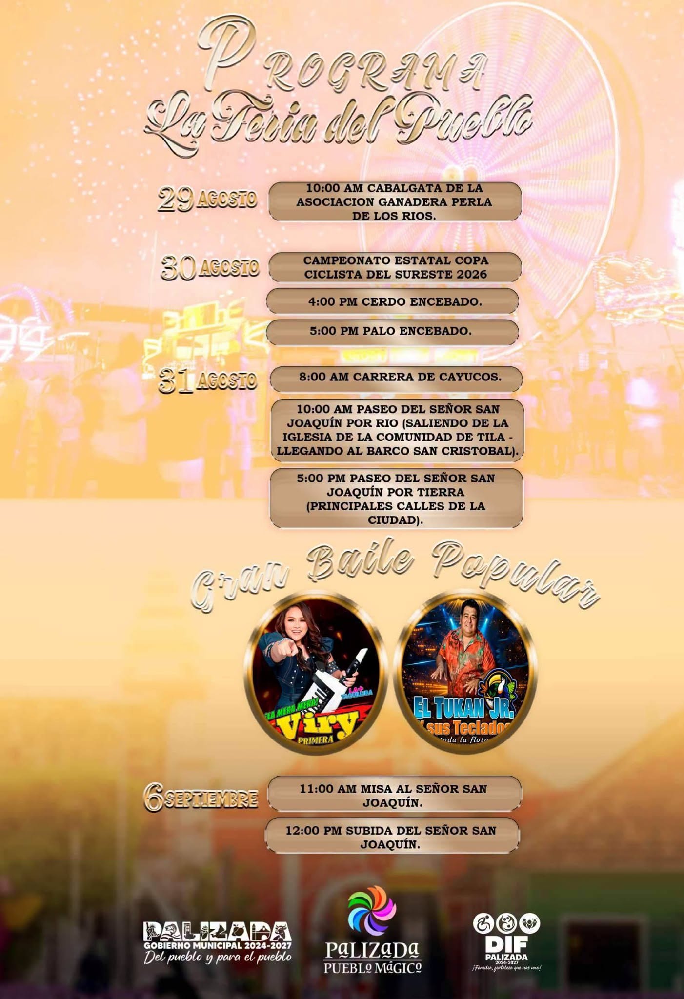 Programa Feria Palizada 2026