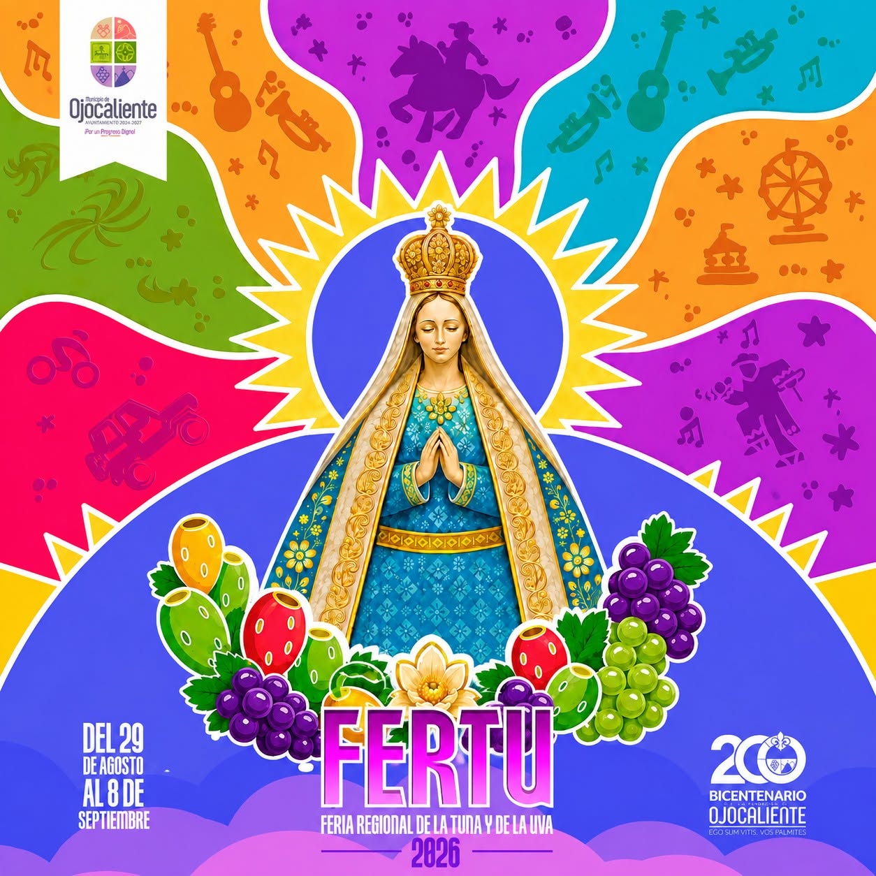 Feria Regional de la Tuna y de la Uva Ojocaliente 2026